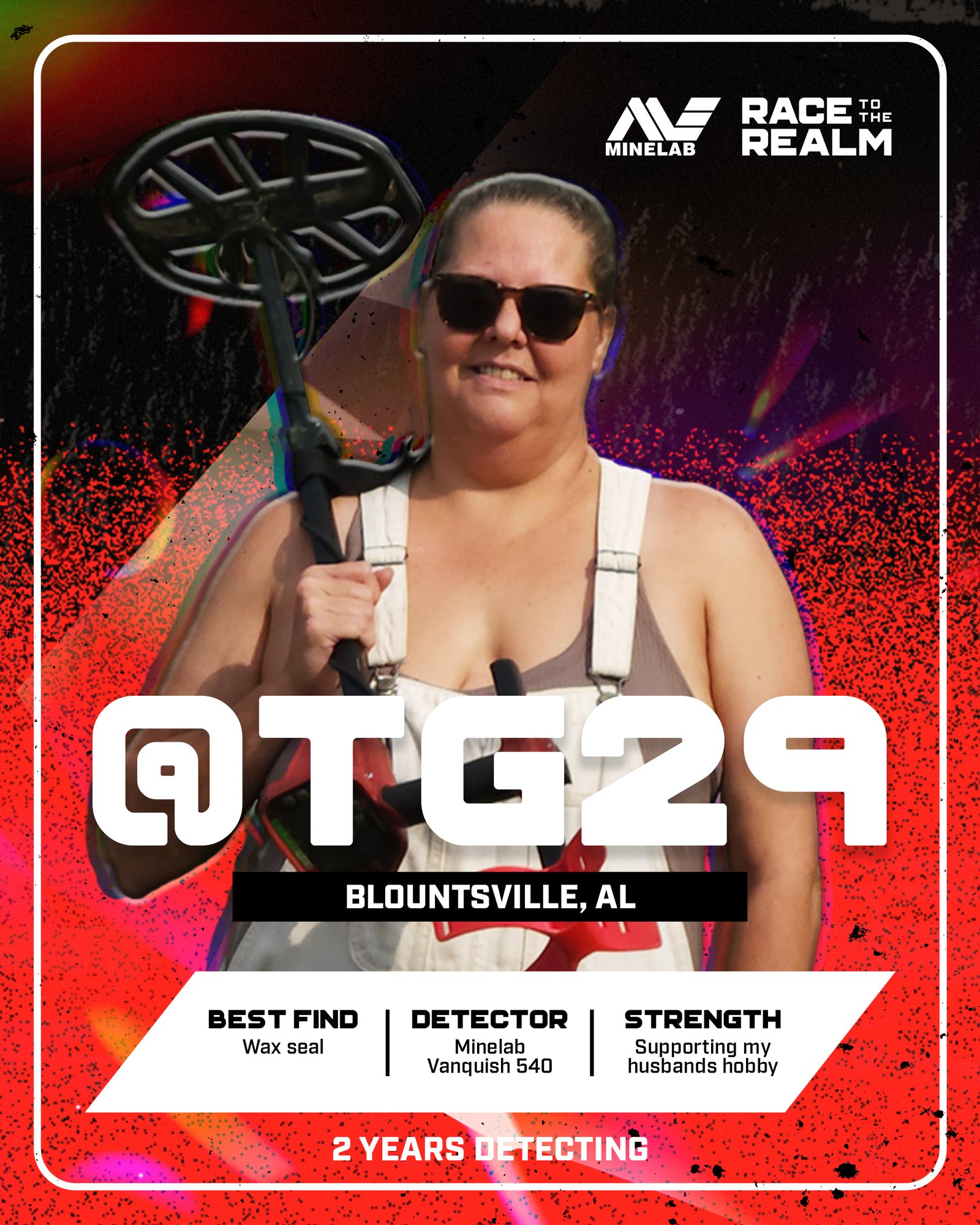 TG29, Race to the Realm finalist from Blountsville, Alabama