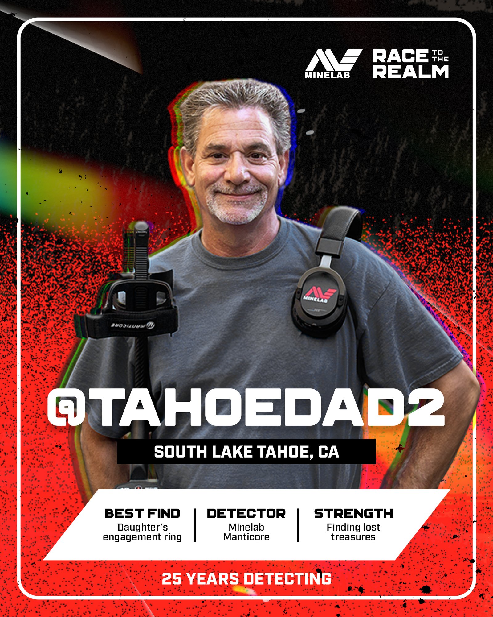 TahoeDad2, Race to the Realm finalist from South Lake Tahoe, California